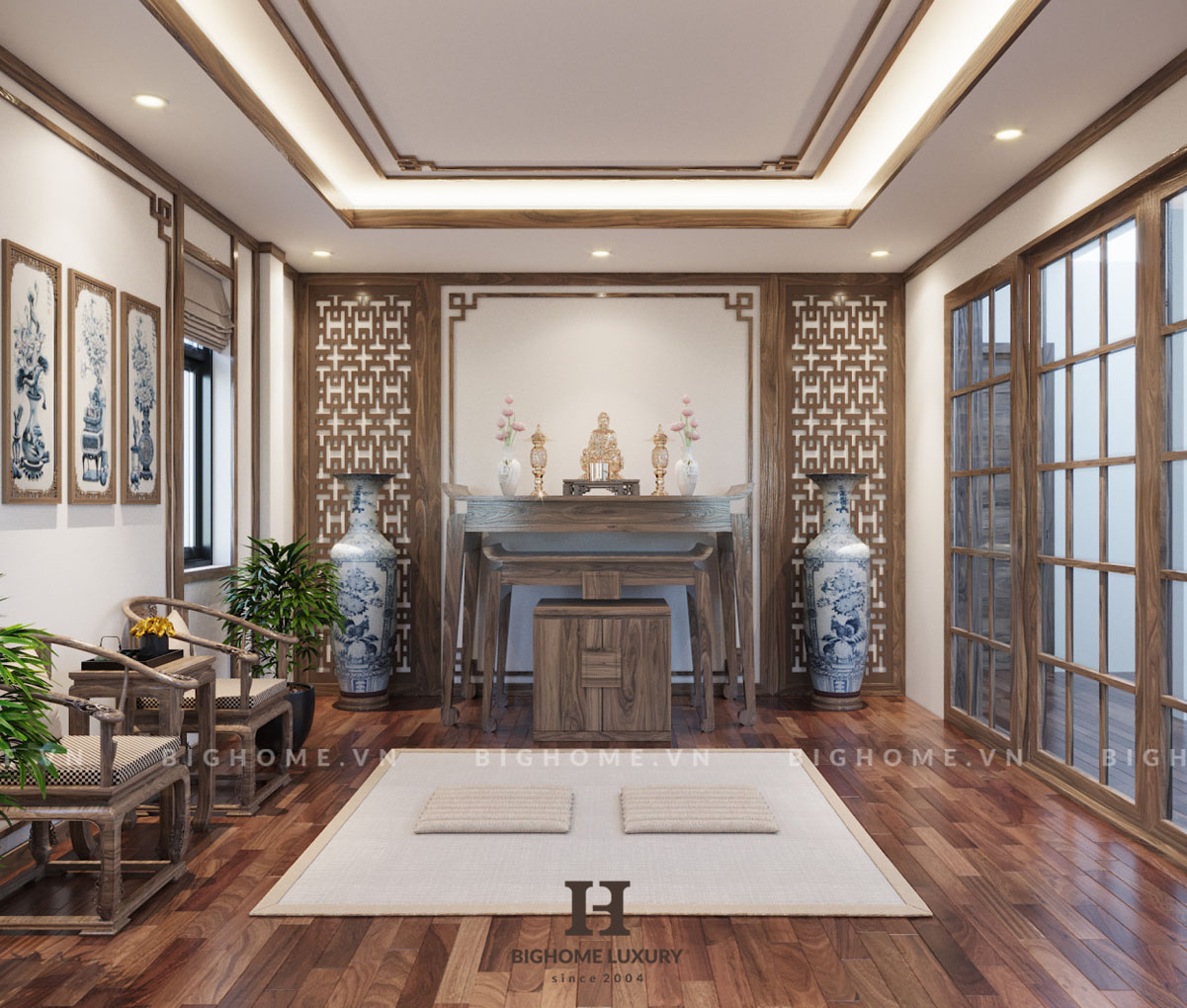 Giải đáp chi tiết về giá bàn thờ gỗ óc chó